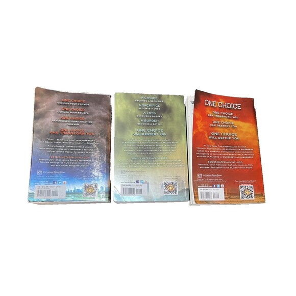 Divergent‎ Series 3-Book Lot Divergent, Insurgent, Allegiant by Veronica Roth - Picture 2 of 13